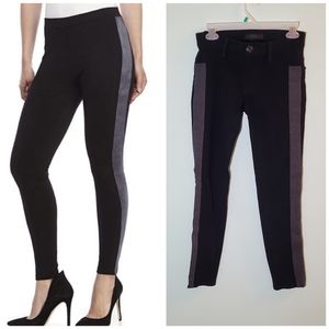 EUC! TAG Elemental Comfy Black Leggings Pants w/ Gray Racer Stripe Size 24